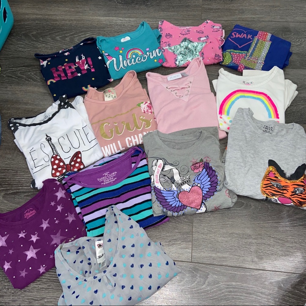 Lot of 30 Shirts Size 7-8 (Girl) - Picture 5 of 5